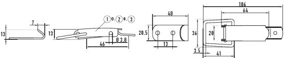 Standard Spannschloss 2-55-60